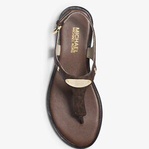 Michael Kors Logo Plaque Sandal